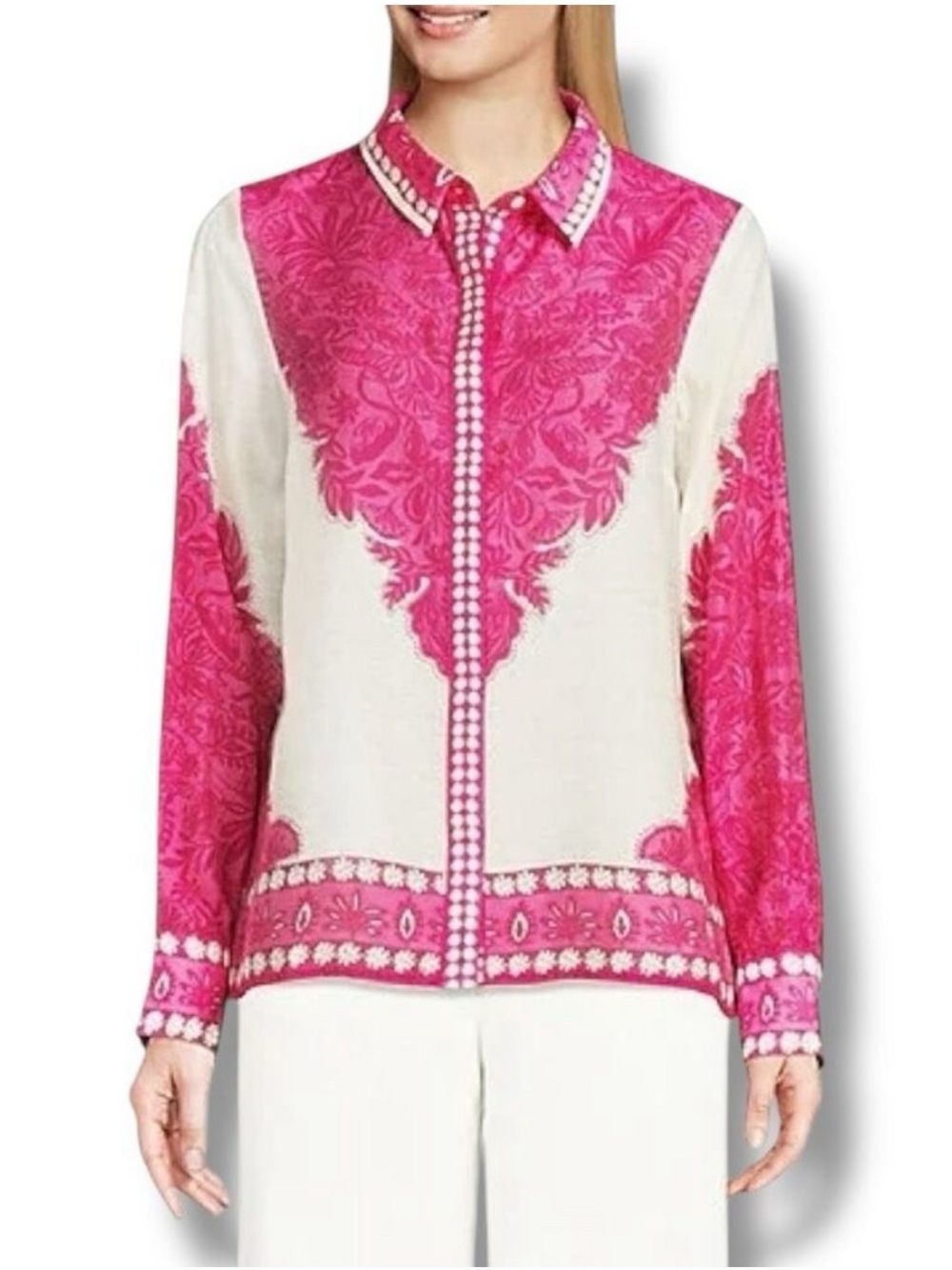 Pulitzer Kiran Button-Down Top Medium